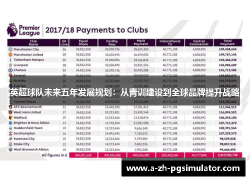 英超球队未来五年发展规划:从青训建设到全球品牌提升战略 英超球队未来五年发展规划:从青训建设到全球品牌提升战略