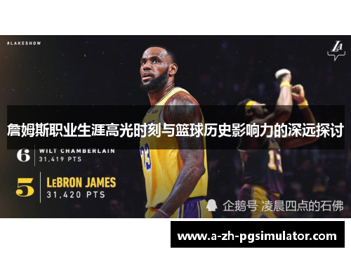 詹姆斯职业生涯高光时刻与篮球历史影响力的深远探讨 詹姆斯职业生涯高光时刻与篮球历史影响力的深远探讨