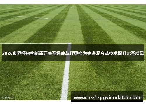 2026世界杯纽约新泽西决赛场地草坪更换为先进混合草技术提升比赛质量