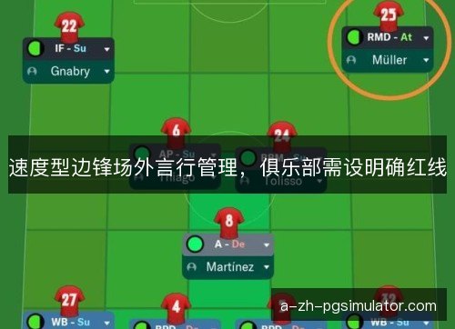 速度型边锋场外言行管理，俱乐部需设明确红线